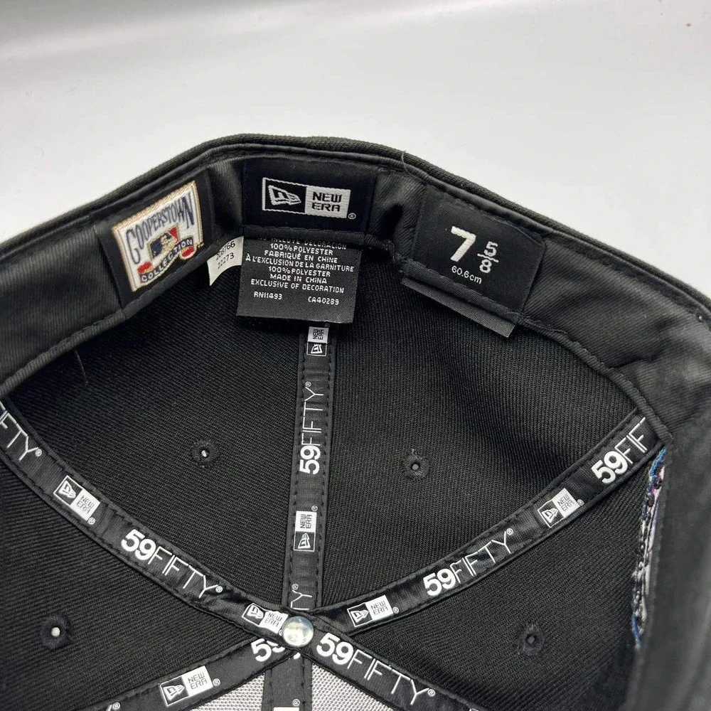 Los Angeles LA‎ Dodgers Hat Men 7 5/8 Frozen Orange 59Fifty New Era Fitted Cap - Picture 6 of 8